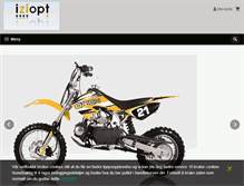 Tablet Screenshot of iziopt.no